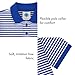 College Baby Kentucky Wildcats Toddler Unisex Royal/White Striped Polo Shirt Short Sleeve - Embroidered Logo, Size 3T