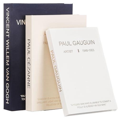 Linen Decorative Books, Set of 3 Linen Faux Boxes Enhance