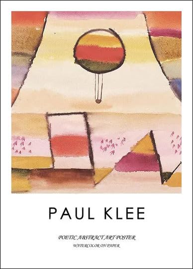 Montgolfière sur le ciel Paul Klee peinture toile sans cadre