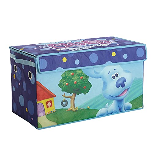 Idea Nuova Nickelodeon Blues Clues Collapsible Children’s Storage Trunk, Durable with Lid