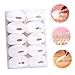 Generic 1000pcs Eye Mask Sticker Eye Patch Eyemask Paper Eye Masks Cup Holder Tissues Sleeping Mask Eye Moisturizing Patches Eye Mask for Sleeping Eyepads Eye Pads White Plant Fibres