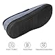 EverFoams Herren Mokassin Pantoffeln Atmungsaktive Komfort Memory Foam Frottee Hausschuhe mit Anti-Rutsch-Gummisohle,Demin Blau,44 EU
