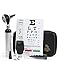 Zyrev Otoscope Oph Multi-Function Set - Otoscope/Opthalmoscope for Ear & Eye Examination - with Portable Carry Case, Sight Chart, Replacement Tips (Black)