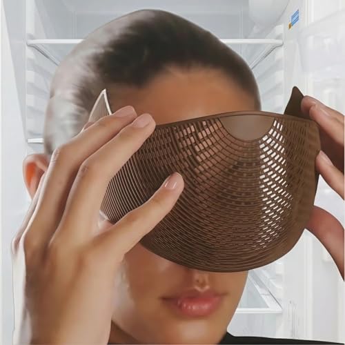 Hair Crown Headband Fixing Device, for Normal to Thick Hair,Nylon elastic bands for a secure grip, Designed for comfortable and secure hijab wear, suitable for various activities. (Brown)