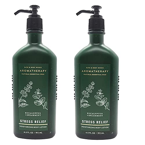 Bath & Body Works Aromatherapy Stress Relief - Eucalyptus + Spearmint Body Lotion, 6.5 Fl Oz, 2-Pack - Image 5
