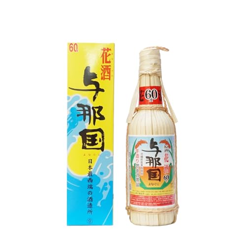 琉球泡盛 花酒 与那国60度600ml(クバ巻)1本 E0023 | 沖縄県 与那国町 与那国島 日本最西端 泡盛