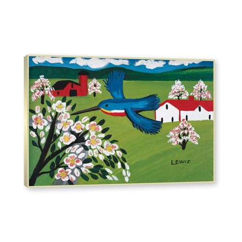 Affiche décoration murale Maud Lewis 60x84cm pour illuminer un mur sombre