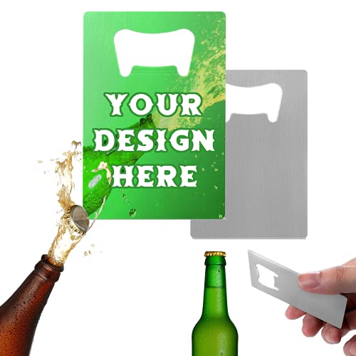 Custom Bottle Opener with Design, Personalized Bottle Opener for Bartender, Stainless Steel Beer Bottle Opener for Home Kitchen Bar