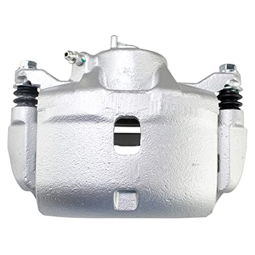 Image of TRQ Front Left Brake Caliper w /Bracket Drivers Side