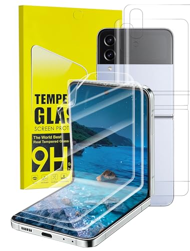 MiniMing Schutzfolie für Panzerglas für Samsung Galaxy Z Flip 4/Flip 3 5G 2 Stück 0.25mm HD Klarsicht Displayschutz für Samsung Z Flip 4 Folie Panzerglasfolie für Galaxy Z Flip 4 Schutzglas