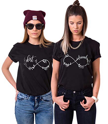 Best Friends T-Shirts for Two Cute Matching BFF Shirts BFF Tees Birthday Gift - Main Image