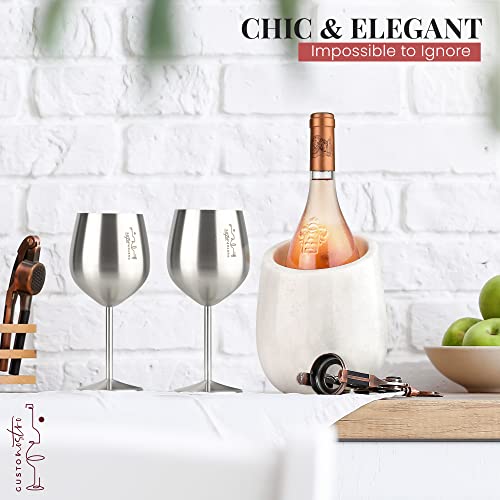 Gusto Nostro Marble Wine Chiller Bucket thumb #2