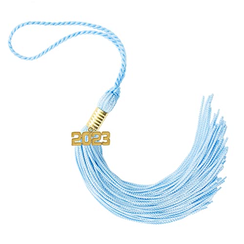Tassel Depot 2024 Light Blue Graduation Tassel - Every School Color Available - Made in USA