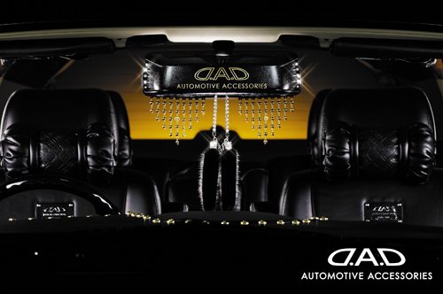 Amazon | ギャルソン DAD 車用ルームミラー LUXURY クリスタル ミラー