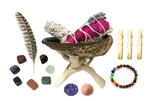 TOMOKO White Sage Smudge Product (Tiger Eye)