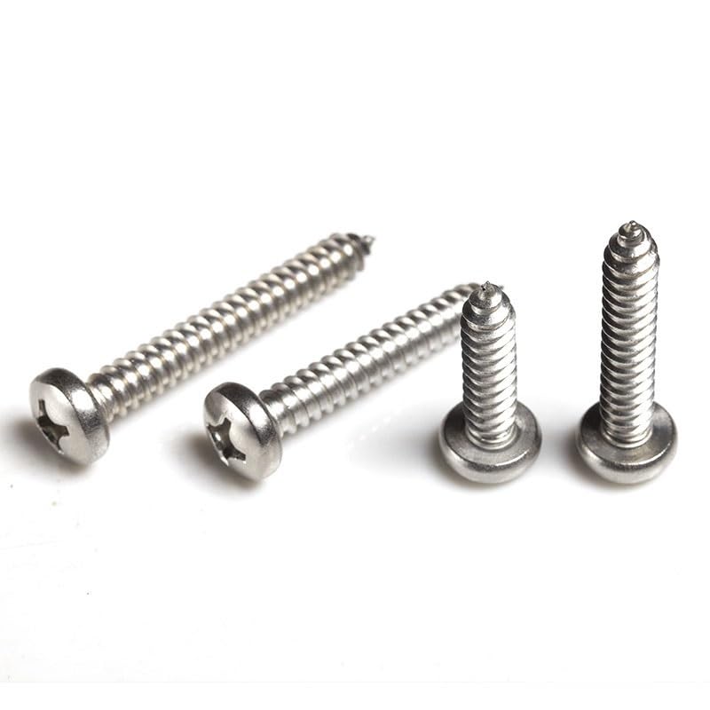 50pcs 304 Stainless Steel Recessed Pan Head Self-Tapping Screw ST2.9 Stainless Steel Self Tapping Screws Self Tapping Screw Drywall Screw Fasteners(35mm)
