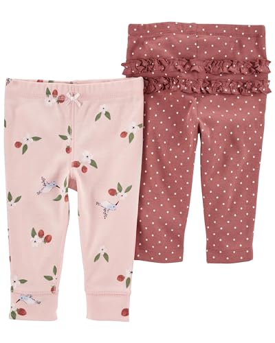 Pantalon bébé fille élastique anti-irritation pour la taille naissance