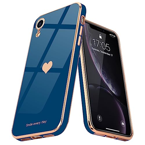 【Materiale di alta qualità】 La custodia del telefono a forma di cuore è realizzata in materiale TPU, la custodia è morbida e liscia, resistente e facile da pulire. La custodia per iPhone xr offre anche una presa morbida e confortevole, fornendo al contempo un'eccellente protezione dalle cadute e resistenza ai graffi.
