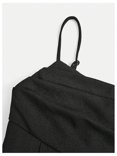 SHENHE Girl's Spaghetti Strap Corset Dress Pleated A Line Fit and Flare Cami Dress3