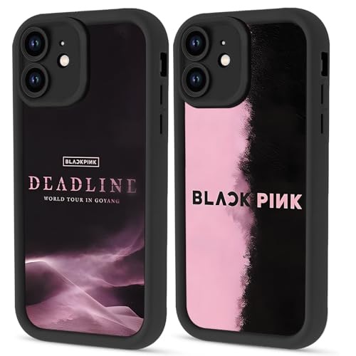 nurkorki 2 Confezioni Blackpink Character Custodia per Xiaomi 15 6.36 pollici, Gruppo Kpop di Idoli Rose Lisa Jenny Jisoo Motivo Estetica Antiurto Protezione Della Lente Case TPU Silicone Cover