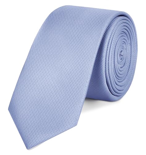 OcioDual Corbata Azul Celeste Hombre, Corbatas de Hombre Modernas, Corbata Elegante Patrón Diagonal para Traje de Boda, Negocios, Celebraciones, Eventos, Fiestas, Gravatas Hommes, Corbatas Estrechas