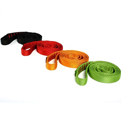 EDELWEISS Unisex's Roll Tubular Band 26 mm-100 M Mountaineering Bag, Black (Black), one Size