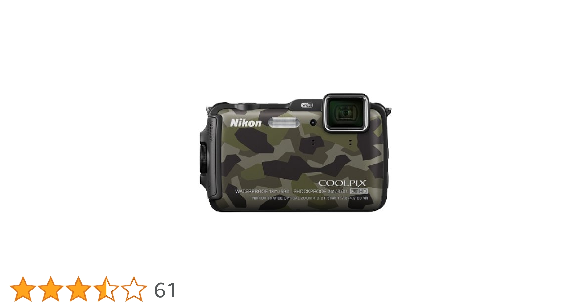 Nikon COOLPIX AW120 コンパクトデジタルカメラ 価格.com - ニコン COOLPIX AW120 [クールブラック] 純正オプション