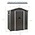 JY QAQA 5x3 FT Metal Outdoor Garden Storage Shed,Waterproof Metal Garden Sheds with Window and Lockable Double Door,Weather Resistant Steel Tool Storage House Shed for,Garden,Patio,Lawn