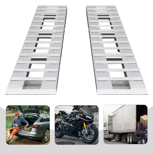 Rampas de carga para camioneta, 2 piezas aluminio 6000 lbs miniatura 6