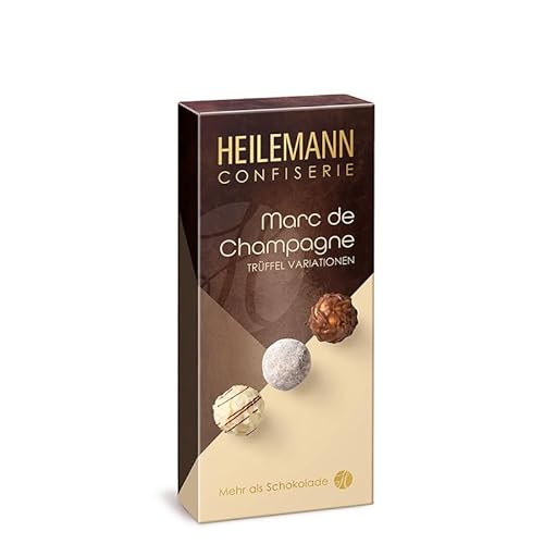 Heilemann Confiserie Pralinen Composition, 8er-Pralinen-Packung (Marc de Champagne Trüffel Variation, 100 g) Heilemann Confiserie Pralinen Composition, 8er-Pralinen-Packung (Marc de Champagne Trüffel Variation, 100 g)