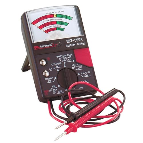 Gb Analog Battery Tester 1.25 V, 1.5 V, 22.5 V, 3 V, 6 V, 9 V
