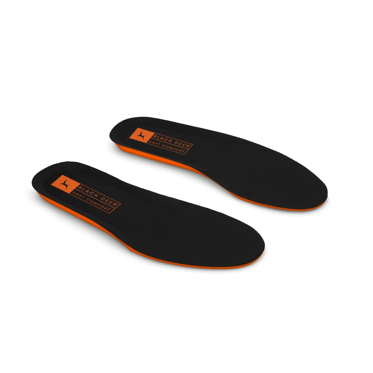 Black Deer Solette comfort per uomo e donna, solette sportive, solette per scarpe per uso quotidiano e stivali da lavoro, dolori ai piedi (43)