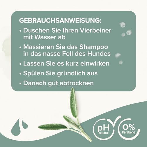 BEAPHAR - Shampoo Für Schwarzes Fell - Unterstützt Die Natürliche Fellfarbe - Hautfreundlich - Mit Salbei Und Aloe Vera - Ph-Neutral - 0% Parabene, Silikone - Frischer Duft - Vegan - 250 ml