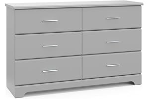 Storkcraft Brookside 6 Drawer Double Dresser: An Ideal Storage Solution for Your Child's Bedroom