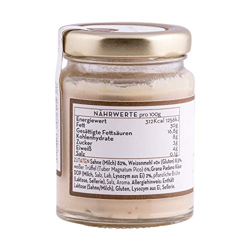 Feinkost Luigi - Trüffelsauce / Salsa mit 6% echten weißen Trüffeln (90g)
