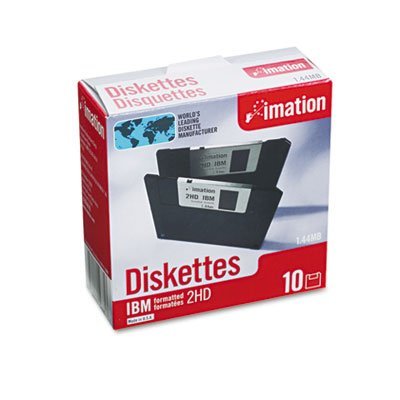 Imation - 3-1/2" Diskettes, Formatted, Pc Format, 1.44Mb, Ds-Hd #TOP1