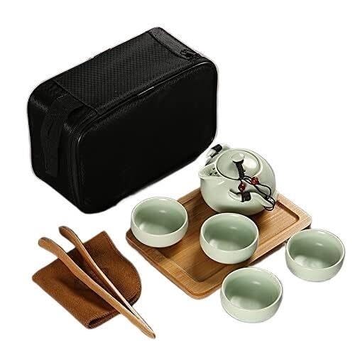 Podróżny ceramiczny zestaw do herbaty Kung Fu 3/5 szt. parzenia