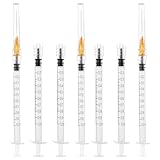 100 Stück 1 ml/cc Kunststoff-Messwerkzeuge mit 25 g, Laborzubehör, Flüssigkeitstransfer und Verteilung