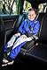 Sparco Kinderautositz Booster Schwarz i-Size für Jungen und Mädchen. Zugelassen ECE R129/03 125-150 cm. Mit 3 cm abwaschbarem Bezug. Hergestellt aus hochfestem ABS