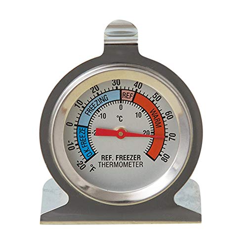 ouying1418 Classic Series Large Dial Refrigerator Thermometer Freezer Thermometer