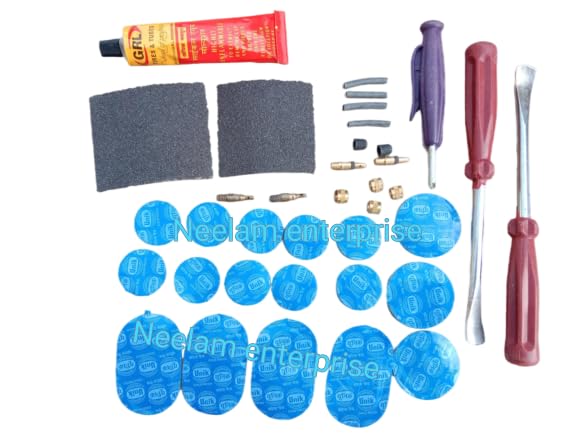 Neela Enterprises, Bicycle Bike Full Puncture Repair kit Portable 34 Pieces Inbox (B0CT65B9B9) Amazon Price History, Amazon Price Tracker