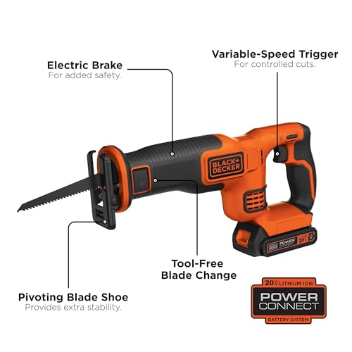 BLACK+DECKER 20V MAX Cordless Reciprocating Saw
