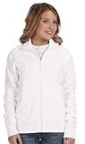 Ladies' Cotton/Spandex Cadet Jacket, Color: White, Size: Medium