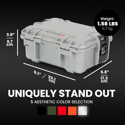 Maleta protectora NANUK 903 para cámaras compactas, plata miniatura 5
