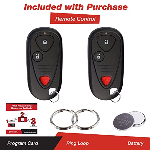 KeylessOption Keyless Entry Remote Control Car Key Fob Replacement for OUCG8D-355H-A (Pack of 2) - Image 3