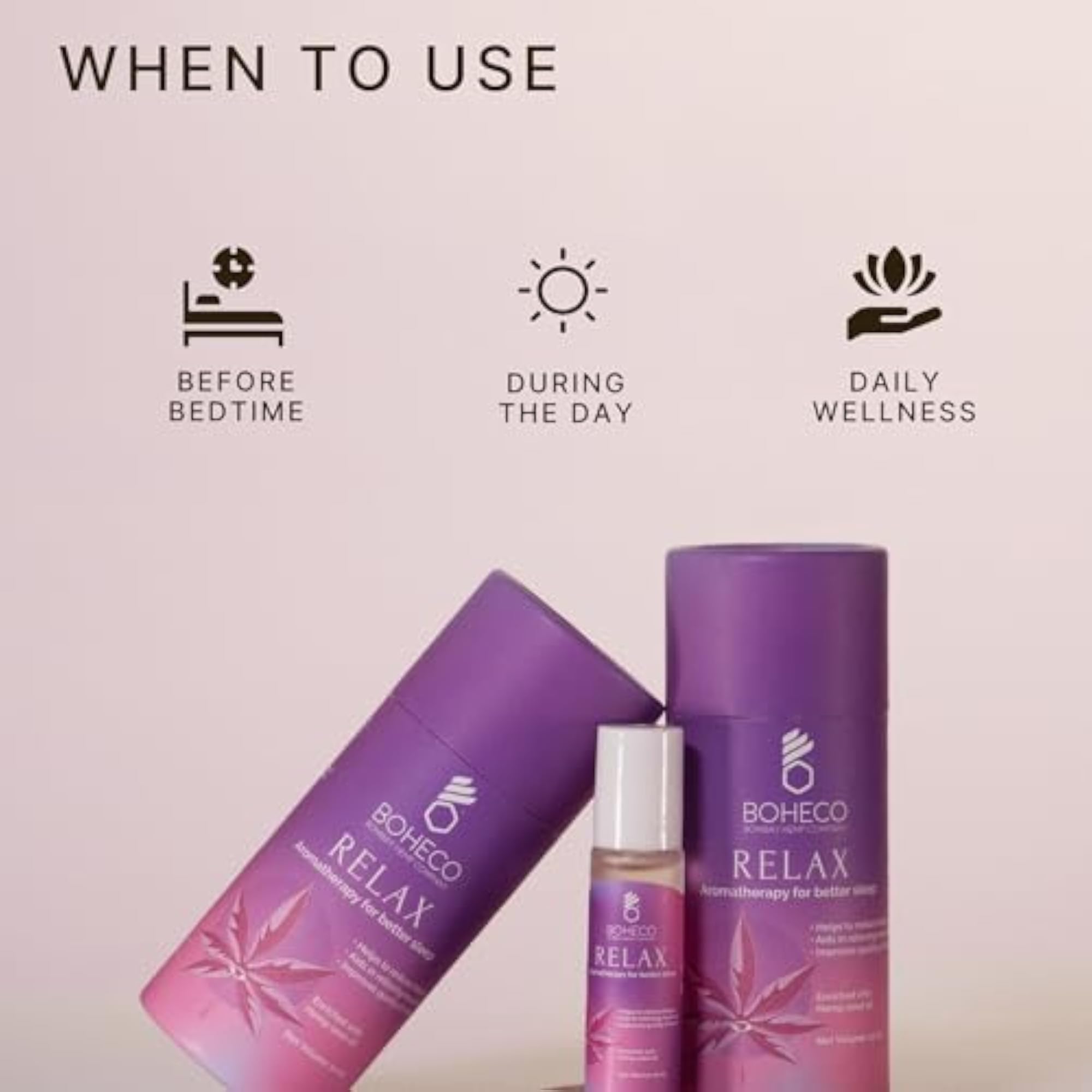 BOHECO RELAX Aromatherapy Roll On, 10ml