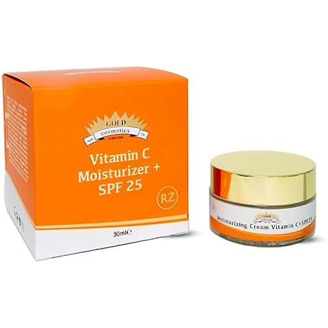 Gold Cosmetics & Skin Care Multi Purpose Vitamin C Day Cream Moisturizer and SPF 25 (Vitamin C Moisturizer, 30 ml) Cover