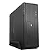 TooQ TQC-3006DU3C - Custodia per computer, 2 x USB 3.0, 500 W, lettore di schede laterale, colore nero