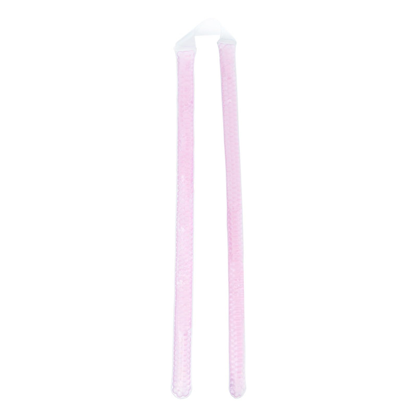 Kit de Rizador de Pelo con Cuentas de Gel, Varita Rizadora sin Calor, Rodillos Rizadores para Dormir, Herramientas de Estilismo (PINK)