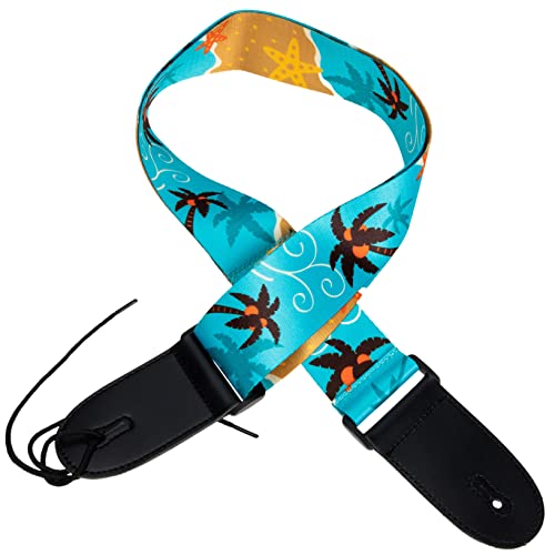 Toyvian Acoustic Guitar Strap Ukulele Belt Unique Guitar Straps Belt Buckle Cloth Ukulele Bass Electric No Punching Leather Student